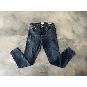 Frame Denim Women's Skinny Jeans - Dark Blue